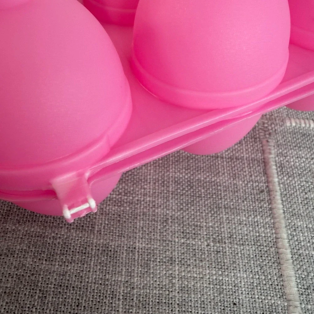 Jell O Jiggler Egg Mold‎ Pink Smooth NEW Jell-o